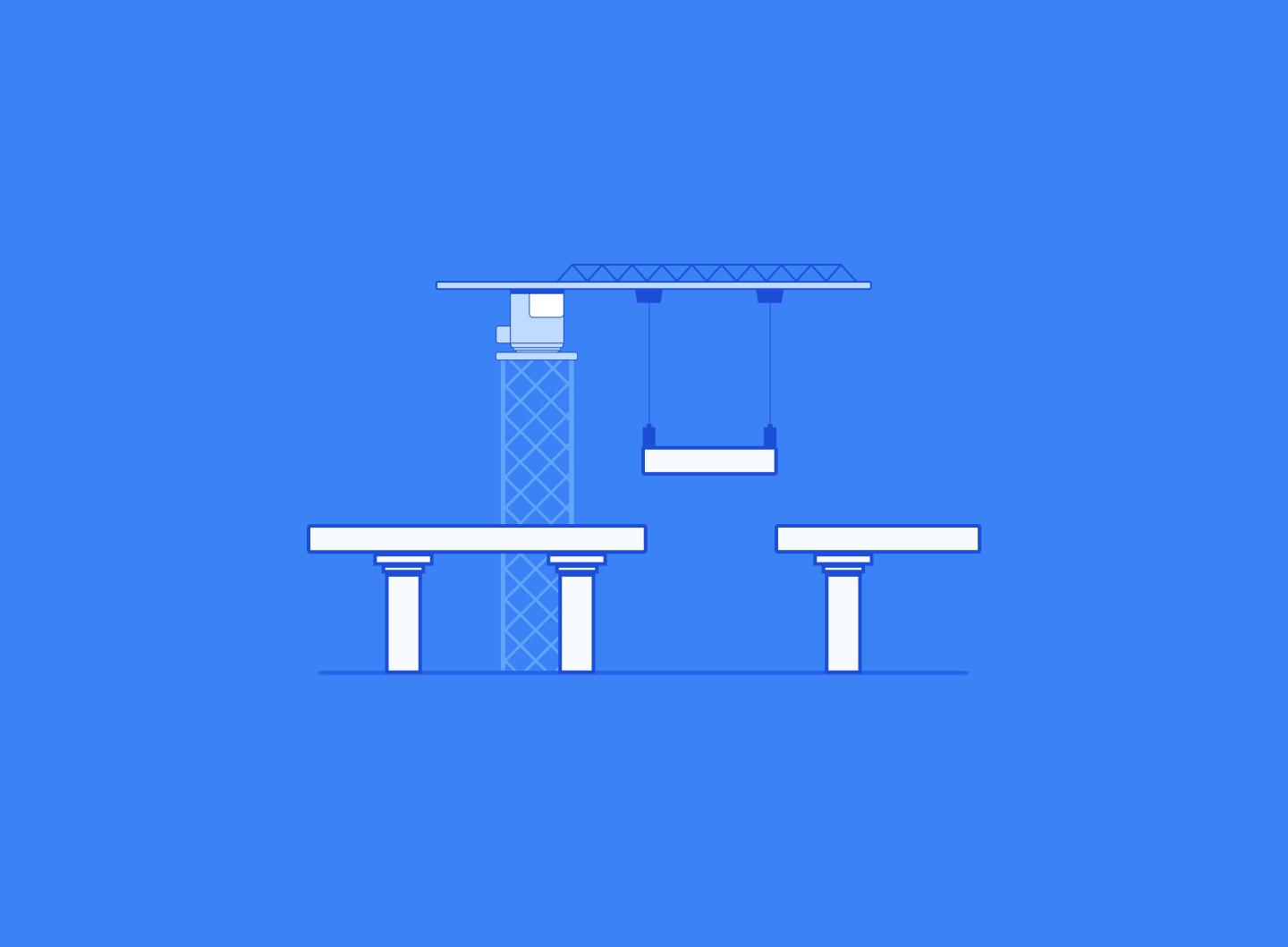 Blog cover - Closing the gap dark image of a crane