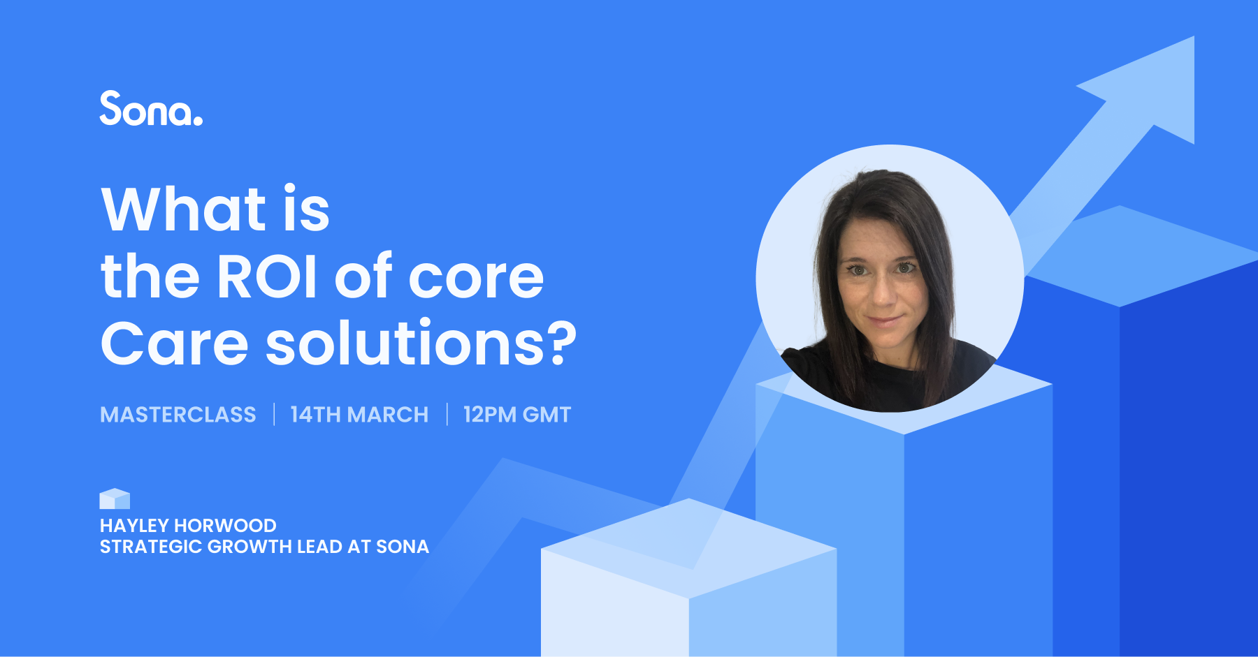 Poster for a Masterclass webinar session with Hayley Horwood.